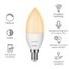 AduroSmart ERIA E14 Flame Candle light (2200K) - Afbeelding 2